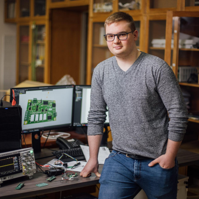 Leon Baždar, student treće godine elektrotehnike na zagrebačkom FER-u