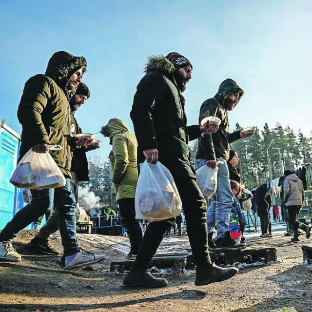 Migranti u Bjelorusiji/Ilustracija