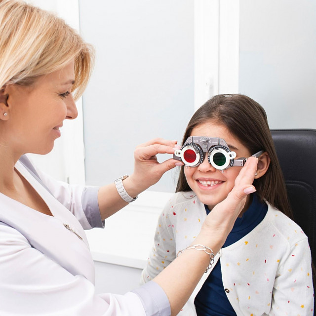 Testiranje dioptrije, ilustracija