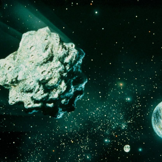 Asteroid, ilustracija