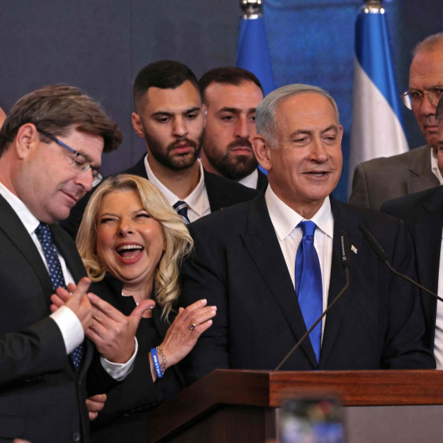 Benjamin Netanyahu i njegova supruga Sara