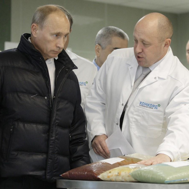 Vladimir Putin i Jevgenij Prigožin