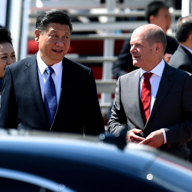 Olaf Scholz i Xi Jinping