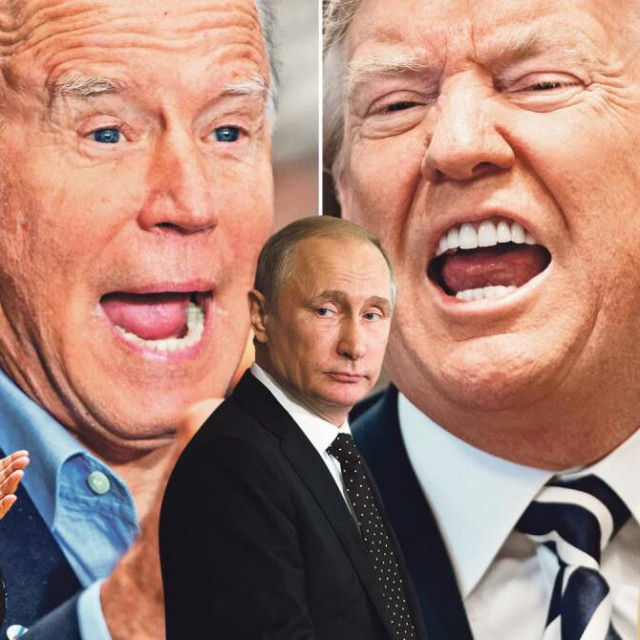 Joe Biden, Donald Trump, Xi Jinping, Vladimir Putin i Mohammad bin Salman/Ilustracija