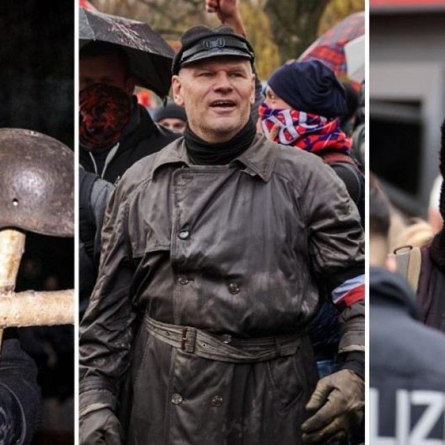 Prizori s različitih rubnih prosvjeda u Njemačkoj