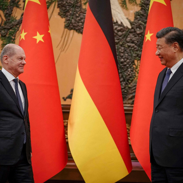 Olaf Scholz i Xi Jinping