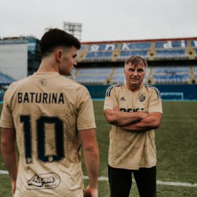 Martin Baturina i legendarni Marko Mlinarić u novom ‘zlatnom dresu‘