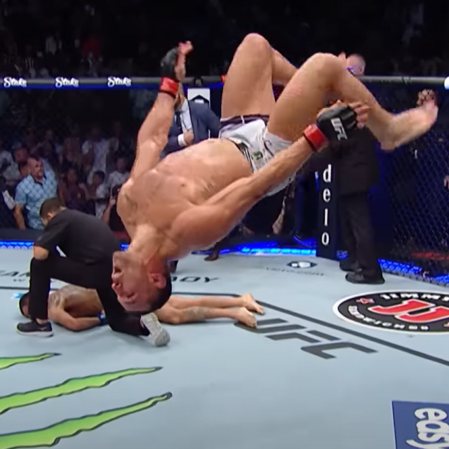 Michael Chandler i Tony Ferguson (leži u pozadini)