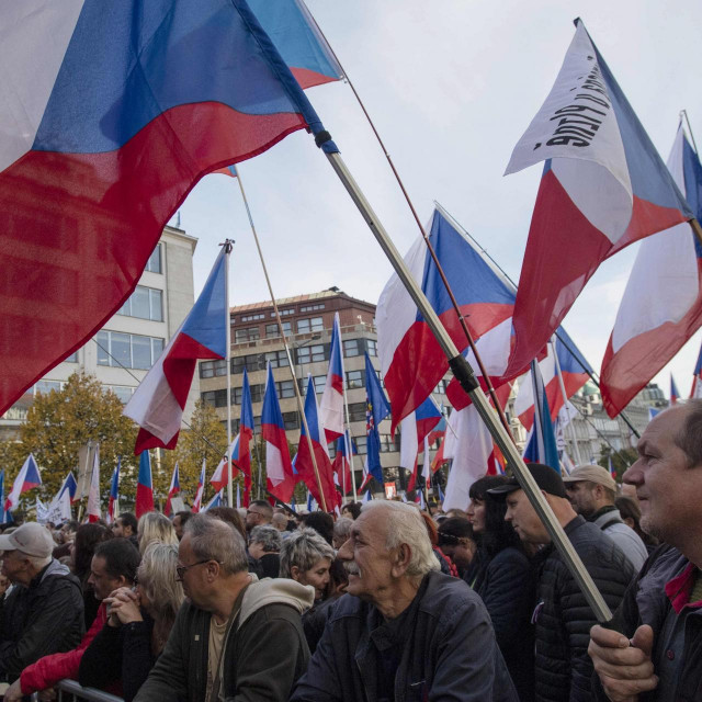 Prosvjedi na Vjenceslavovom trgu