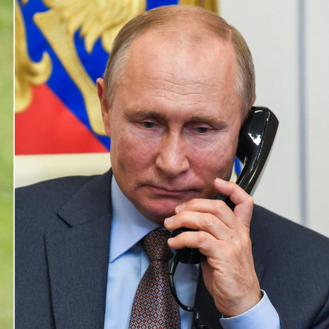 Emmanuel Macron i Vladimir Putin
