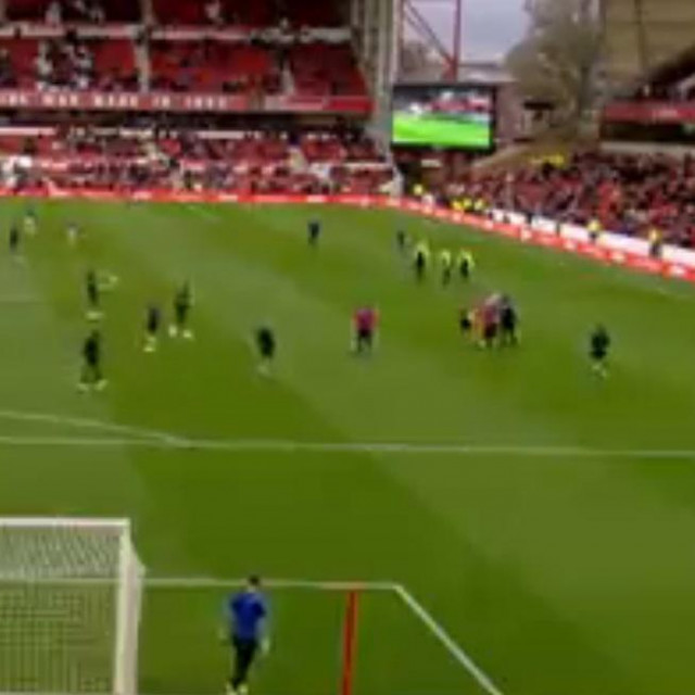 Detalj s utakmice Nottingham Forest - Brentford