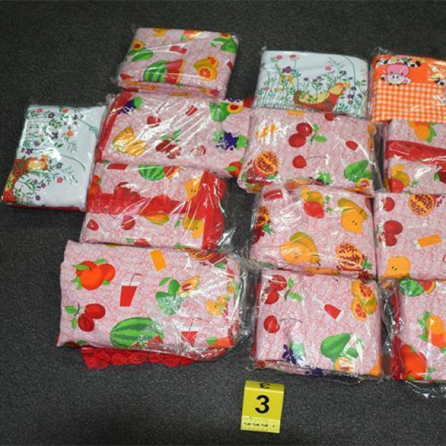 Stolnjaci natopljeni kokainom