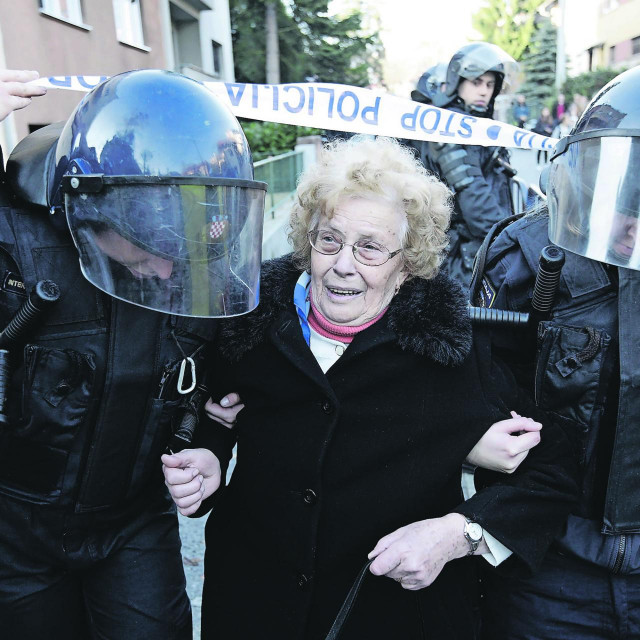 Deložacija Gordane Vojković 2014. godine
