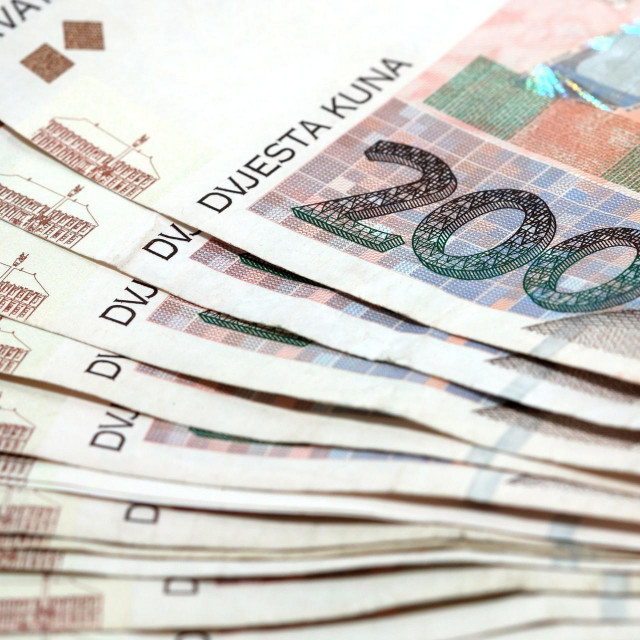 Ilustracija, novčanice od 200 kuna