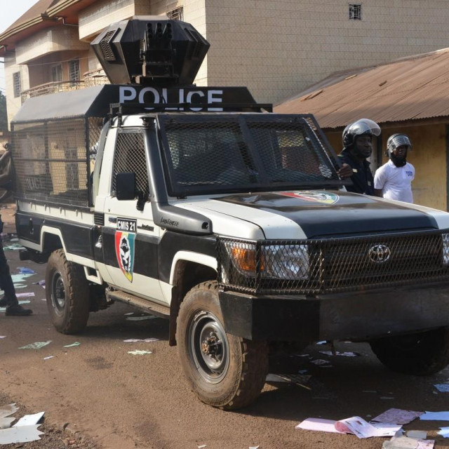 Ilustracija, policija u Gvineji