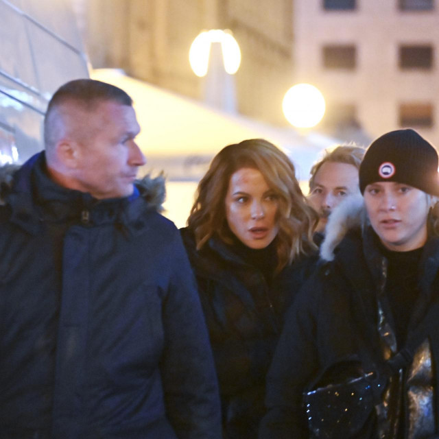 Kate Beckinsale na setu filma ‘Canary Black‘