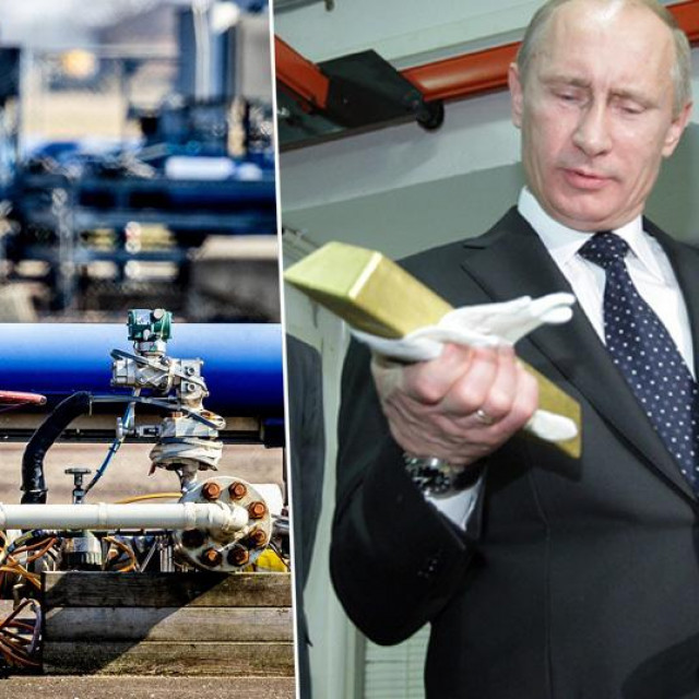 Plinovod i Vladimir Putin/Ilustracija