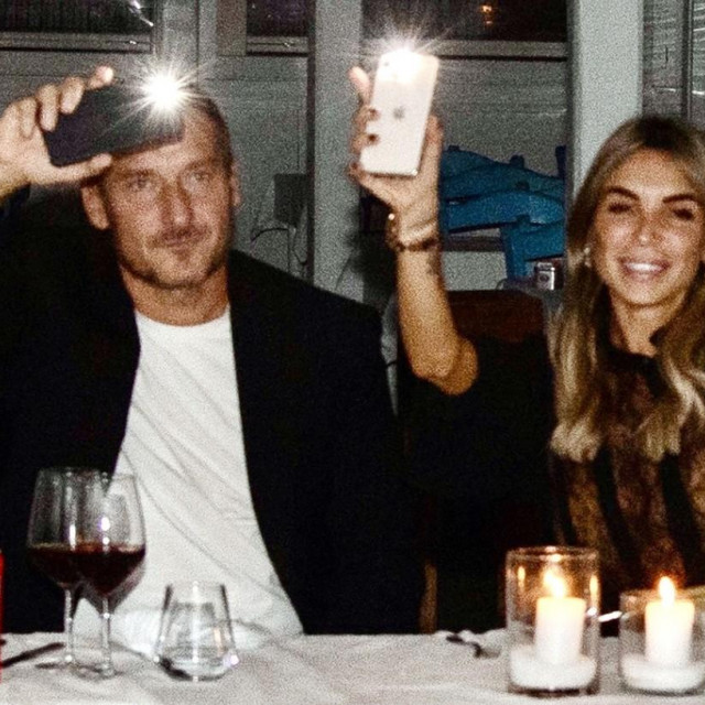 Francesco Totti i Noemi Bocchi