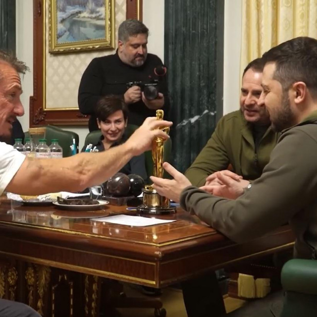 Sean Penn i Volodimir Zelenski