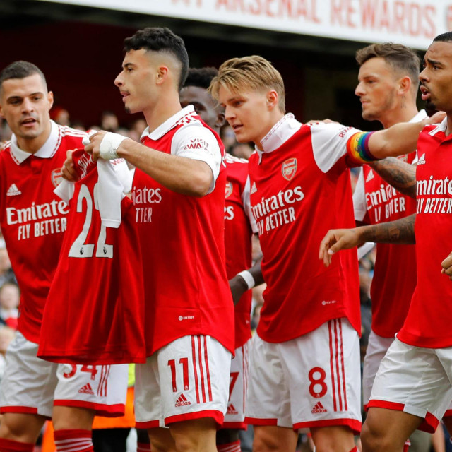 Slavlje igrača Arsenala