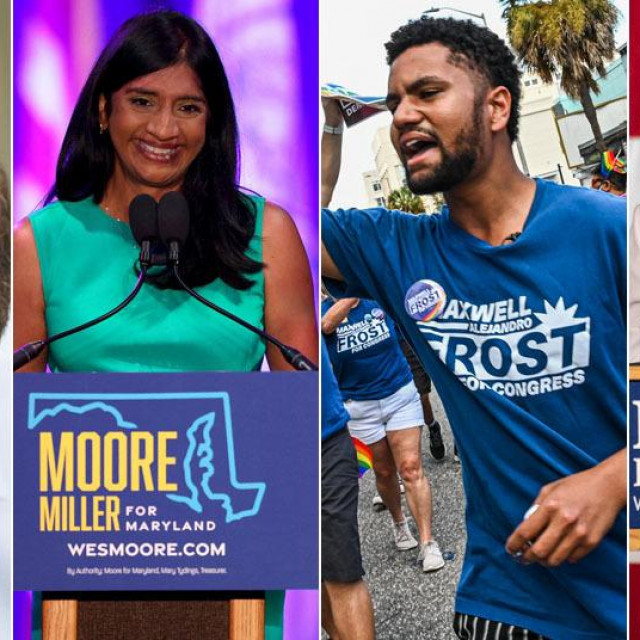 Markwayne Mullin, Aruna Miller, Maxwell Frost i Maura Healey