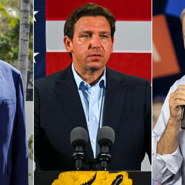 Donald Trump, Ron DeSantis i Joe Biden