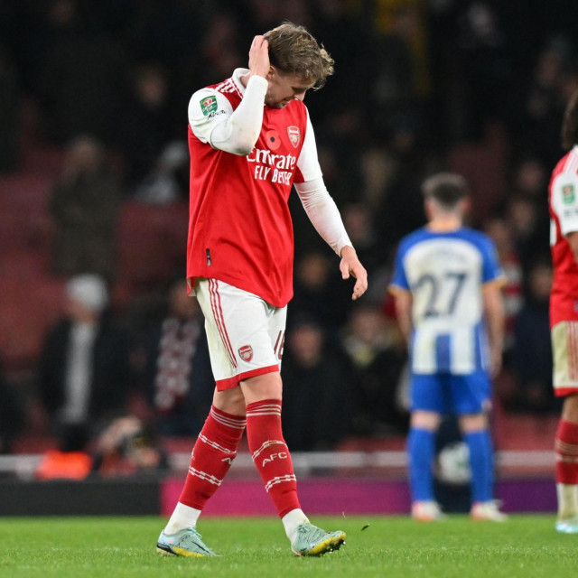 Razočarani igrači Arsenala