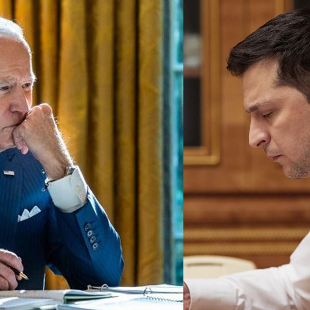 Joe Biden i Volodimir Zelenski