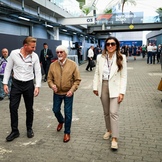 Bernie Ecclestone i Fabiana Flosi Ecclestone