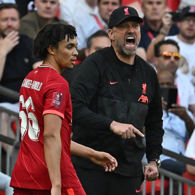 Jurgen Klopp i Trent Alexander-Arnold 