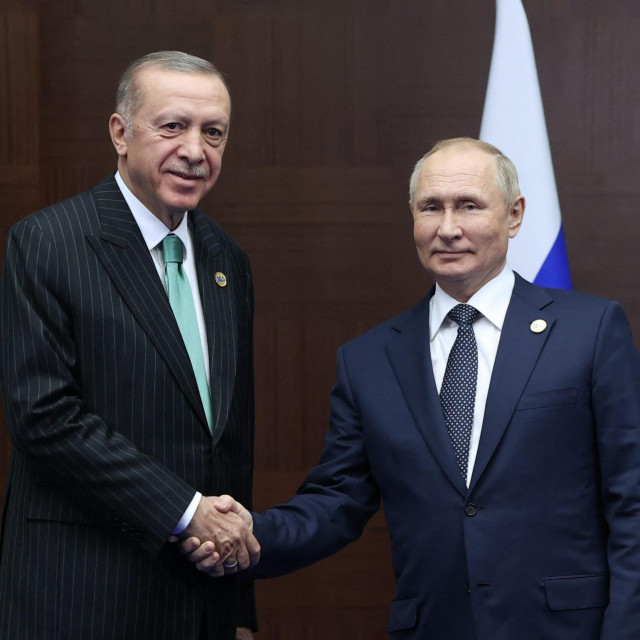 Recep Tayyip Erdogan i Vladimir Putin (arhivska fotografija)