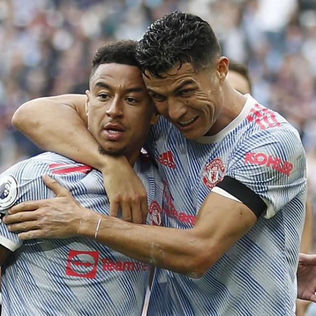 Cristiano Ronaldo i Jesse Lingard
