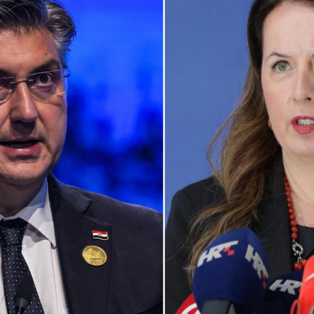 Andrej Plenković i Irena Weber