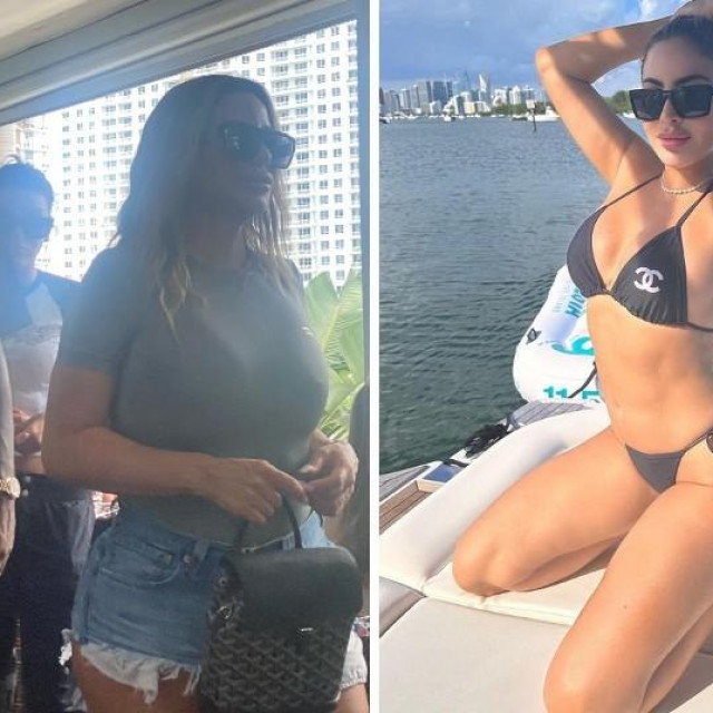 Marcus Jordan i Larsa Pippen