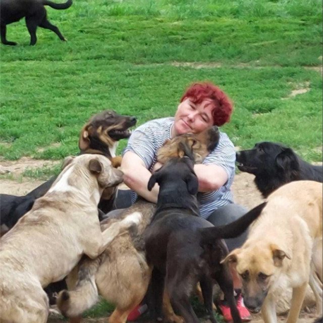 Anica Pribanić sa psima