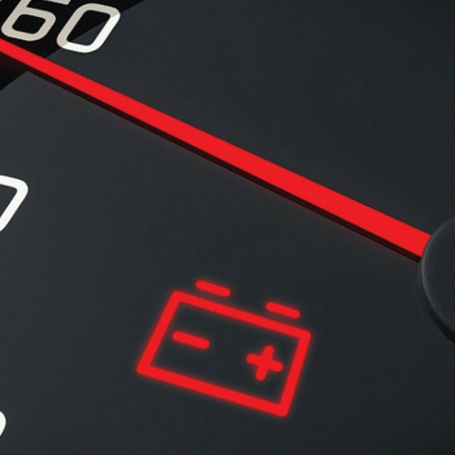 Akumulator, lampica, ilustracija