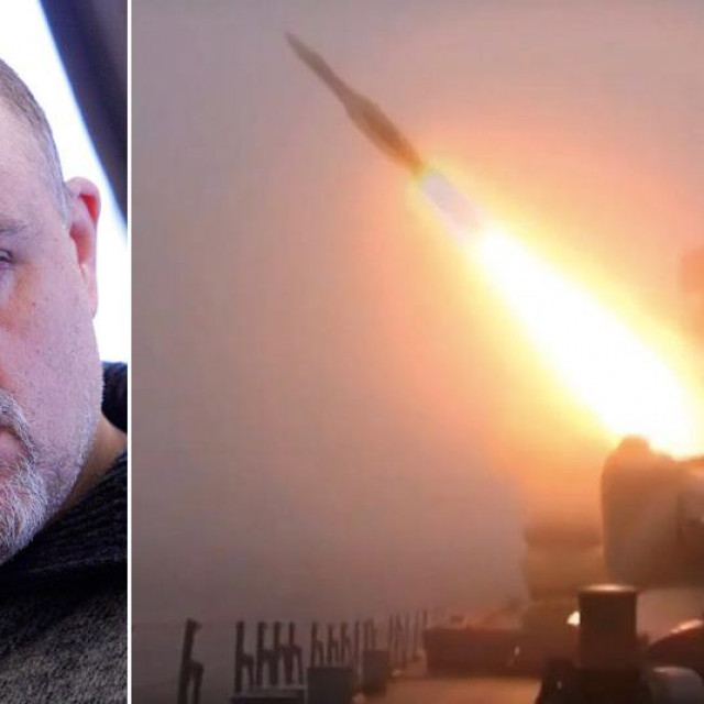 Igor Tabak; lansiranje ruskog projektila (vjerojatno Kinžal)