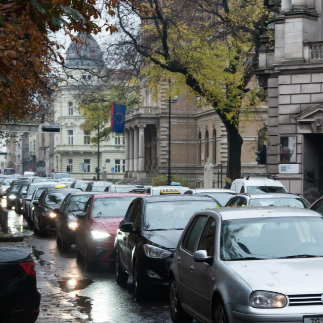 Prometna gužva u centru grada zbog posjete španjolskog kralja