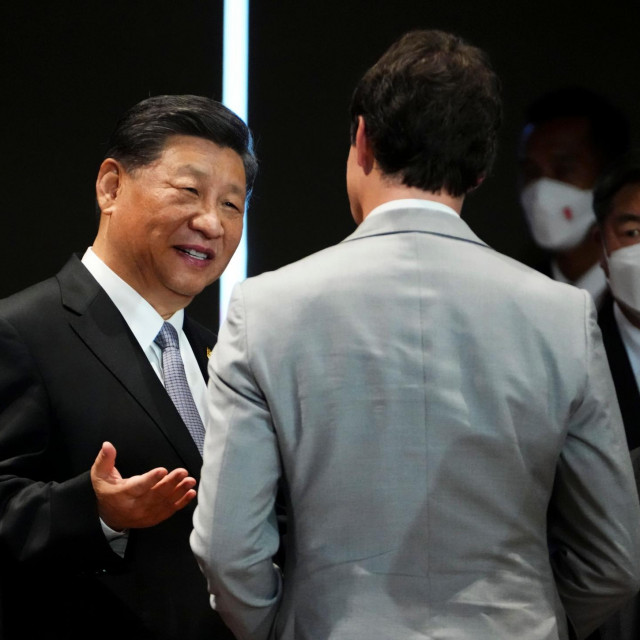 Xi Jinping i Justin Trudeau