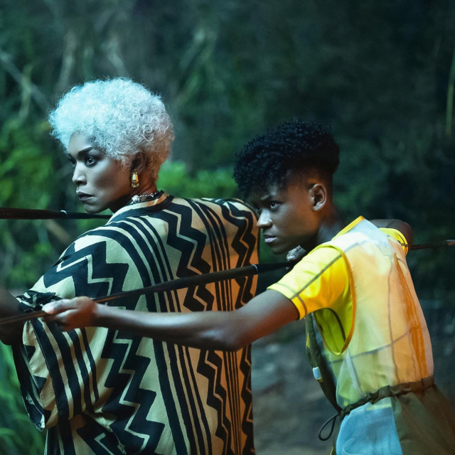 Angela Bassett i Letitia Wright, Black Panther: Wakanda Forever (2022)