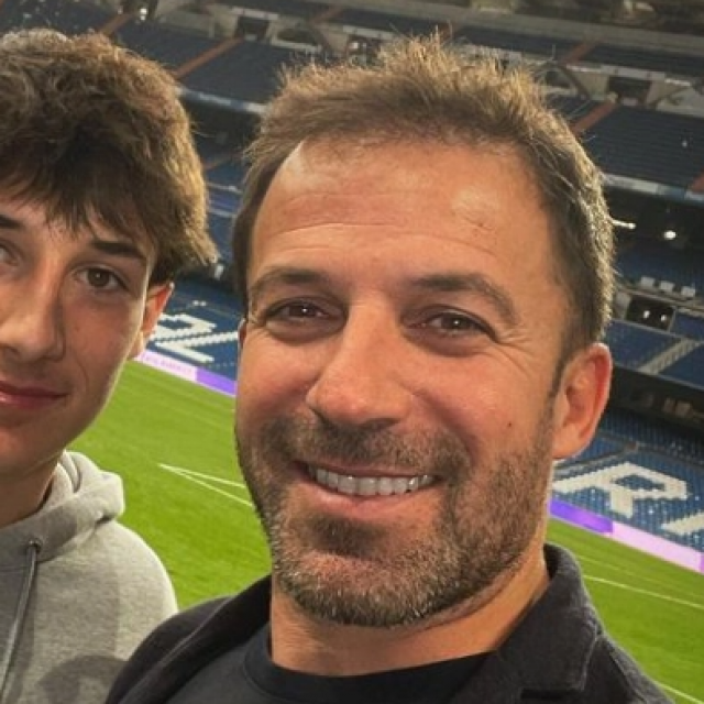 Tobias i Alessandro Del Piero