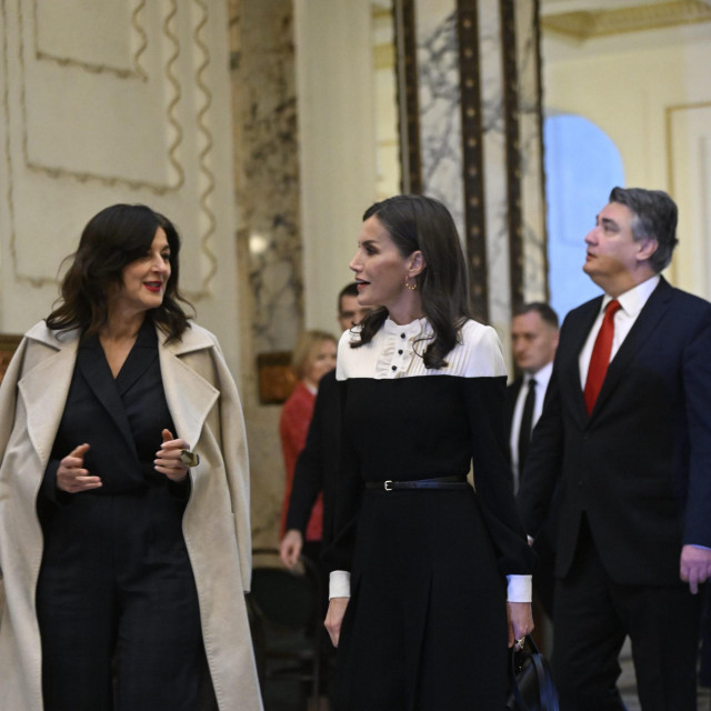 Zoran i Sanja Milanović, kraljica Letizia i kralj Filip VI.