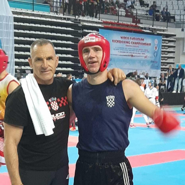 Luka Žuljević i izbornik Miljenko Šarac