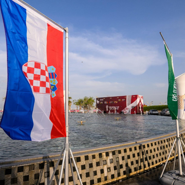 Zastava Hrvatske pred Dohom