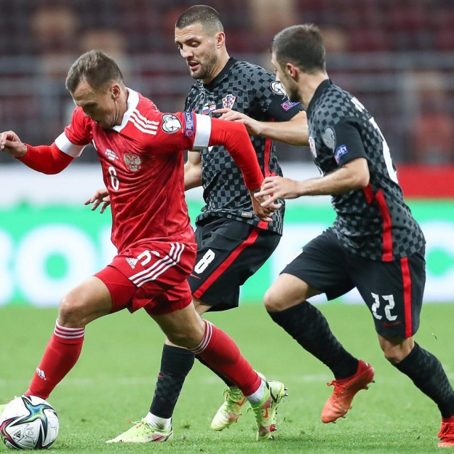 Mateo Kovačić i Josip Juranović protiv Rusije