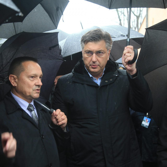 Branko Borković i  Andrej Plenković u Vukovaru 