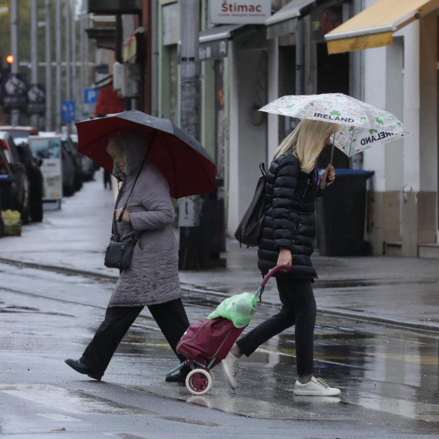 Kišno vrijeme, ilustracija