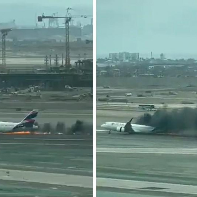 Sudar zrakoplova i vozila u Peruu