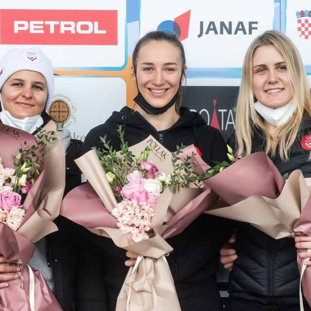 Zrinka Ljutić, Leona Popović i Andrea Komšić, arhiva