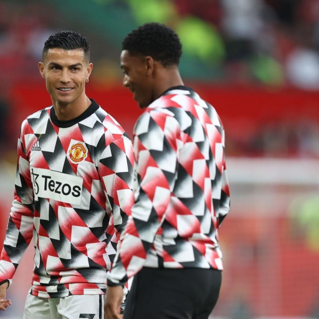 Anthony Martial i Cristiano Ronaldo